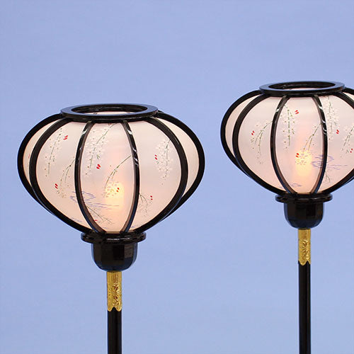 特大菊灯コード付き　明所点灯