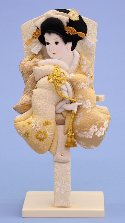 9号刺繍美月ｺﾞｰﾙﾄﾞ出し飾り