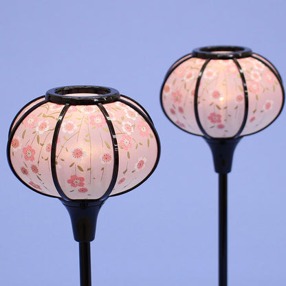 Lanterne poupée Hina (résine) 28 cm Kyomiyuki LED sans fil