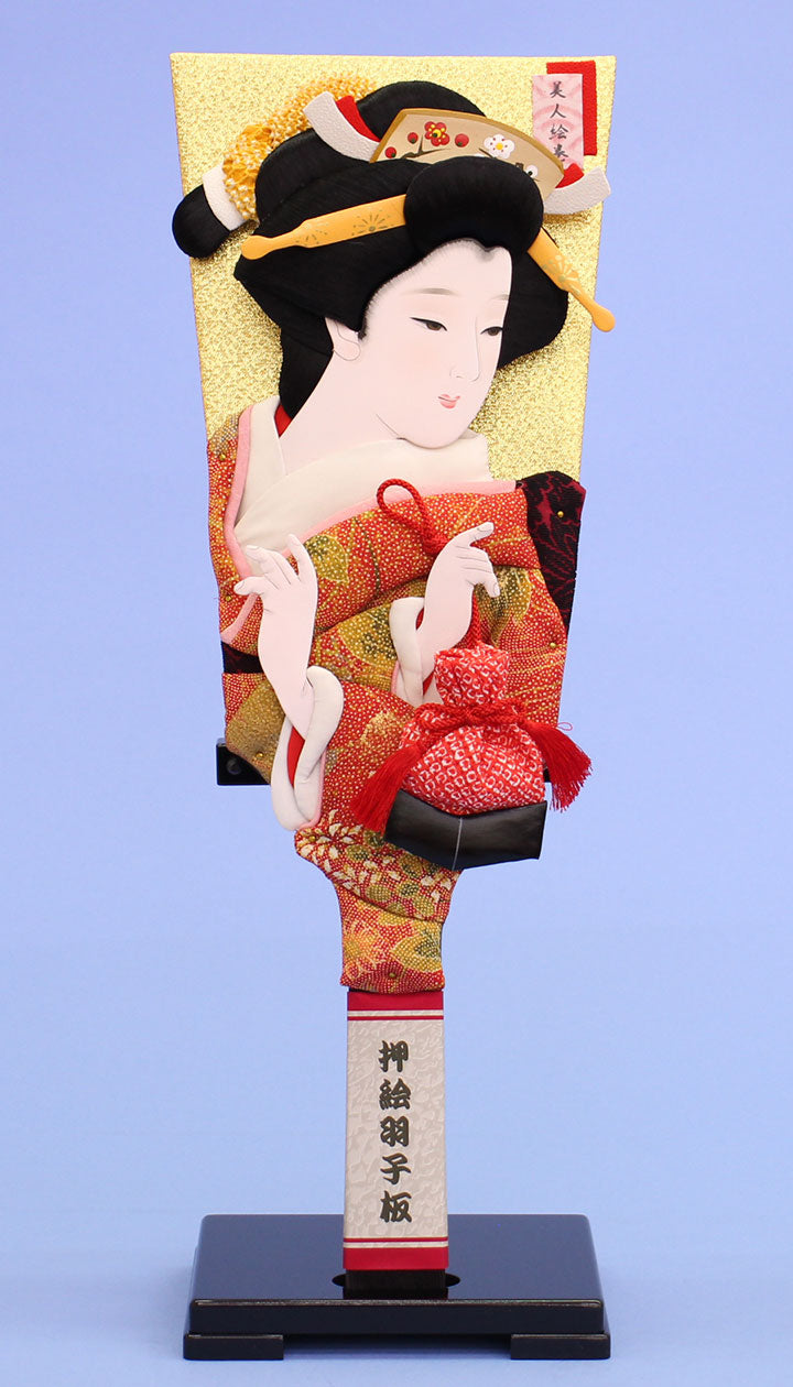 15号羽子板　美人絵巻巾着