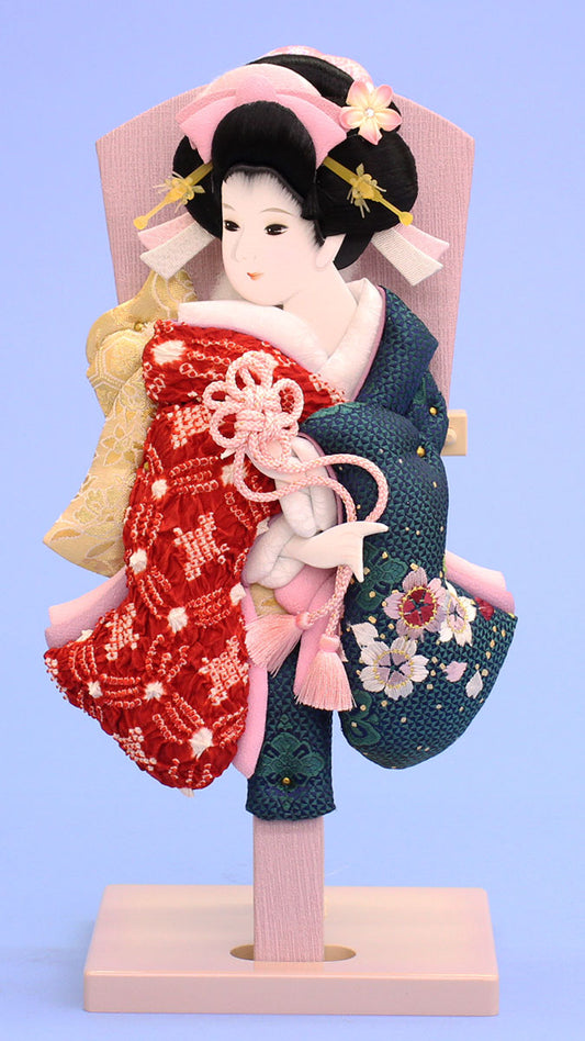 10号かの子美月　バイオレット台付き　左から