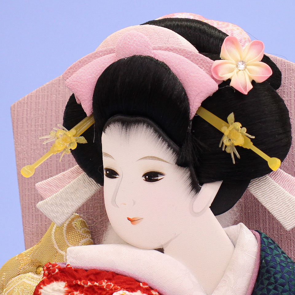 10号かの子美月　バイオレット台付き　お顔