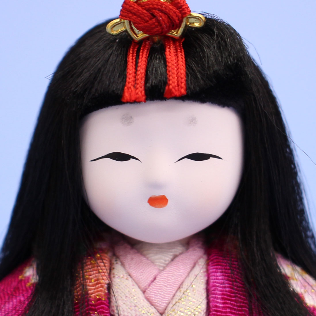 木目込み雛人形 No174 豆親王　姫顔