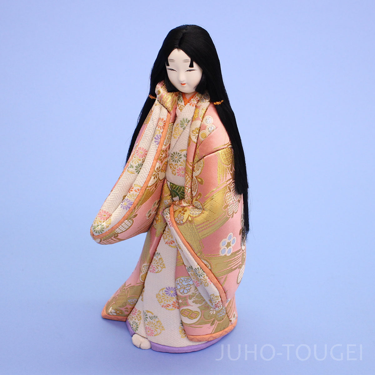 木目込み人形　うつせみ　上から