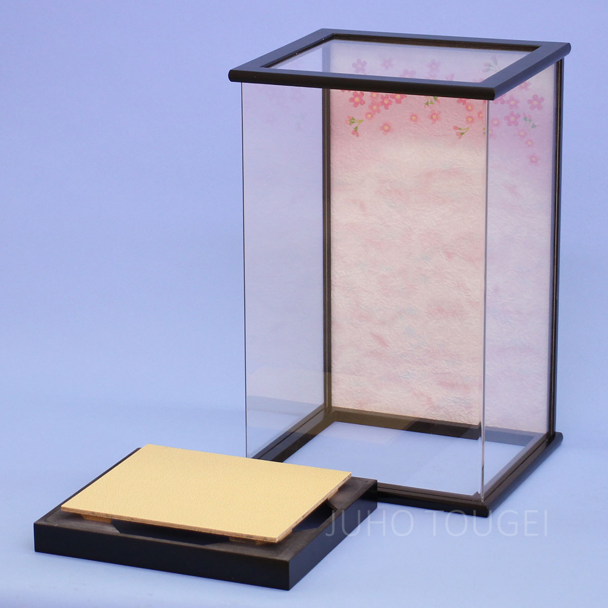 10号羽子板用アクリルケース　正面オープン