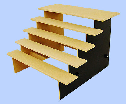 雛人形・雛段 5段 幅0.65m22号 小さなお雛様用木製段