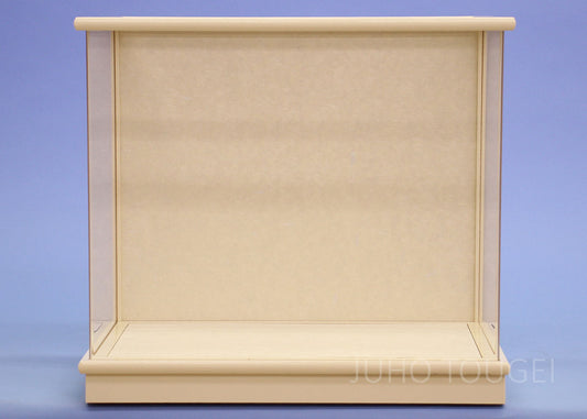 アイボリー木目込み二人30cmアクリル