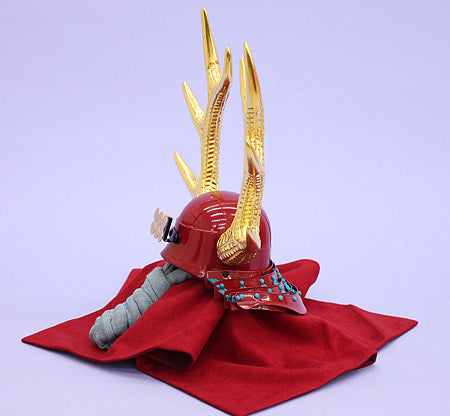 Kabuto "Sanada Yukimura Hinenogata with deer horn"