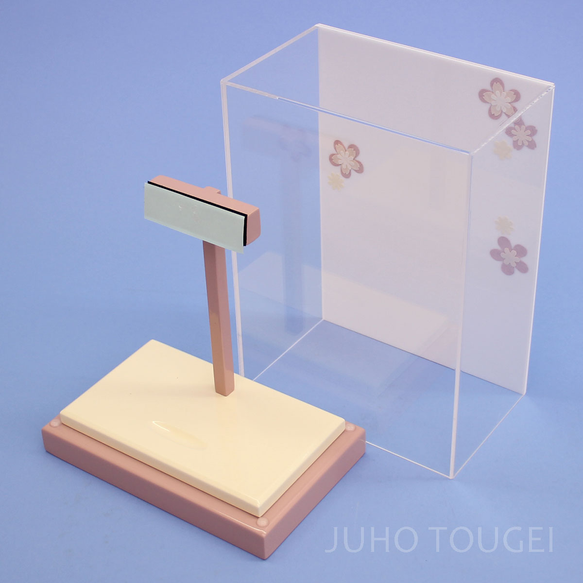 7号モカピンク羽子板ケース　オープン