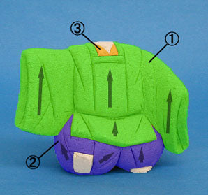 木目込人偶制作材料 No.420 Waka-daisho