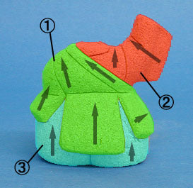 Matériau de poupée kimekomi n° 481 Nozomi