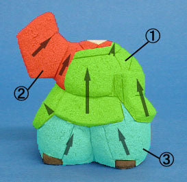 Matériau de poupée kimekomi n° 481 Nozomi