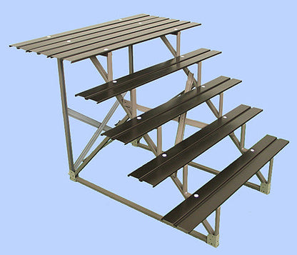 雛人形・雛段 5段 幅1.05mスチール段 毛氈用