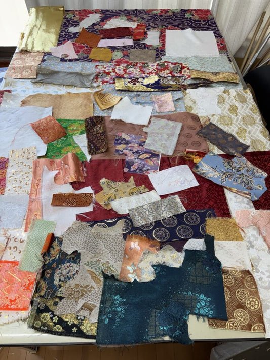 特价锦缎布料碎片・数量限定・B型