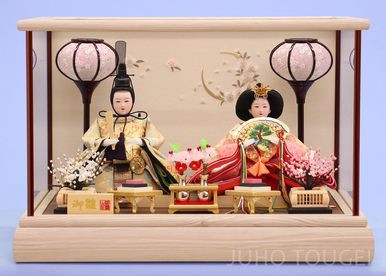 小三五金彩親王　白枠刺繍