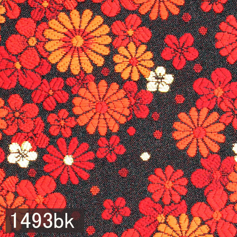 Japanese woven fabric Kinran  1493bk