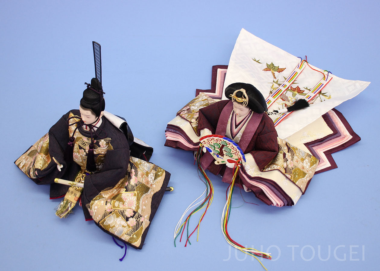 70cmタモオーク親王セット　上から