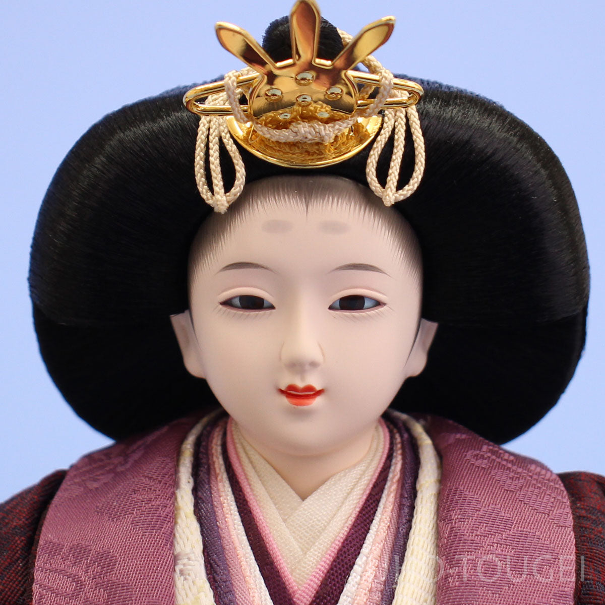 70cmタモオーク親王セット　姫顔