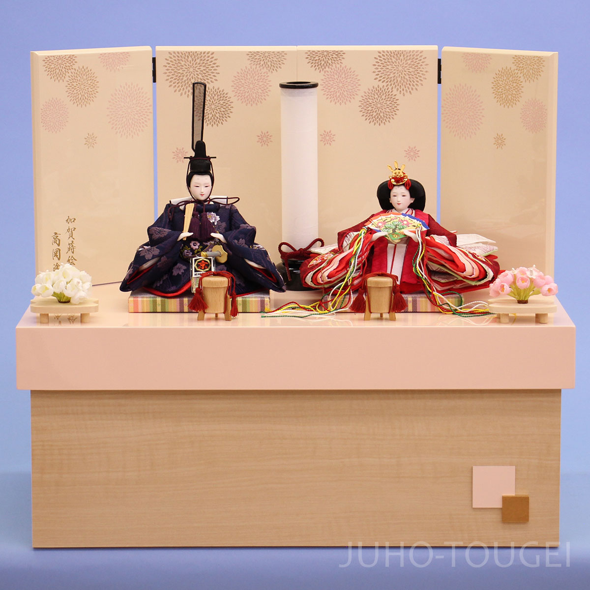 小芥子花丸刺繍親王　花萌え