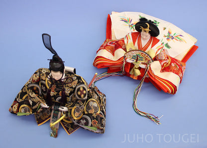 十番親王金襴紺赤　上から