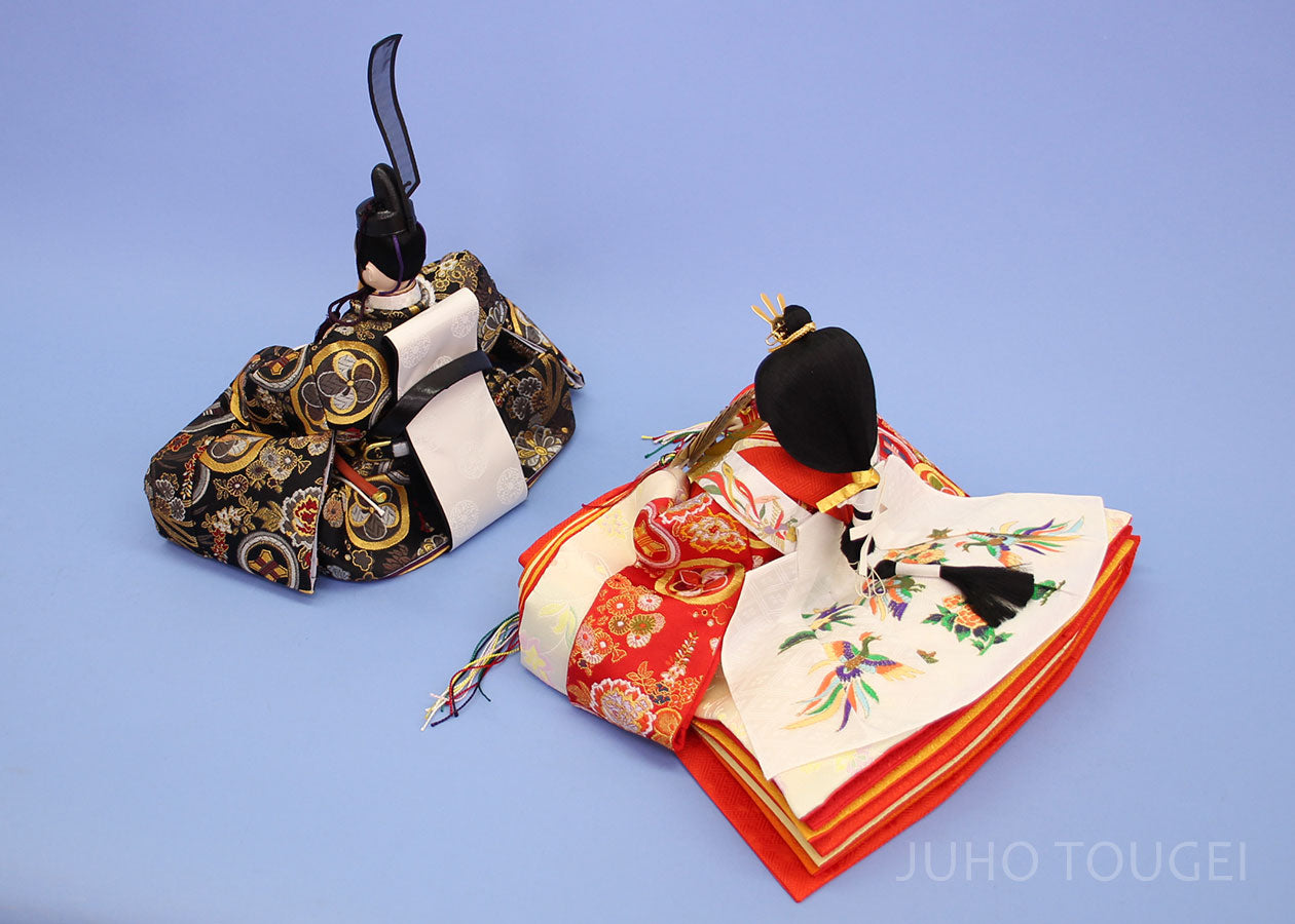 十番親王金襴紺赤　後ろから