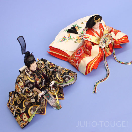 十番親王金襴紺赤 上から