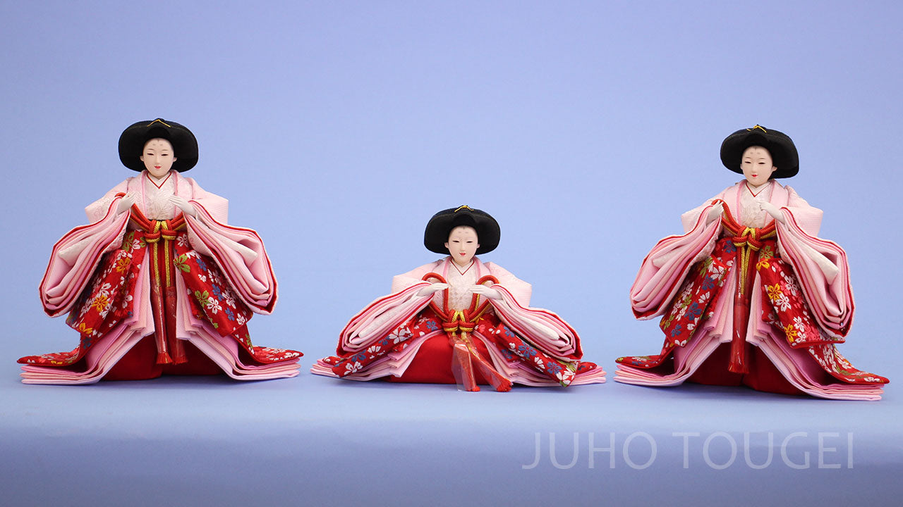 六寸袖脱ぎ官女