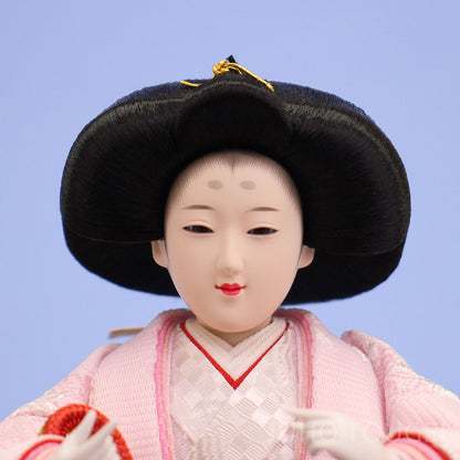 六寸袖脱ぎ官女　ムスビ顔