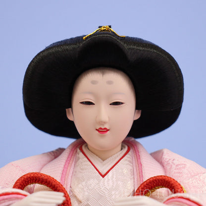 六寸袖脱ぎ官女　眉なし顔