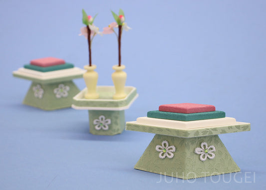 20号グリーン菱三方　イメージ