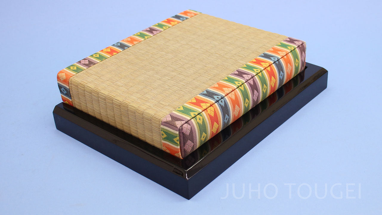 ひな人形 付属品道具 幅27㎝ 小十番 イ草畳親王台 (難あり品)