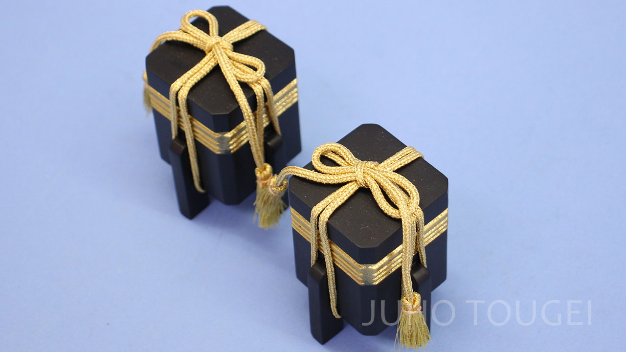 角型貝桶上から