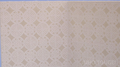 越中和紙包み込み屏風　手まり　ズーム