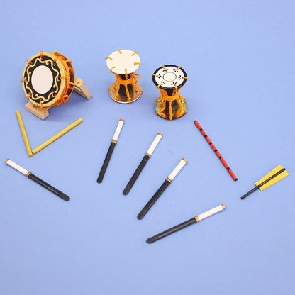 雛人形の持ち物、小道具　五人囃子小道具 ③三五セット