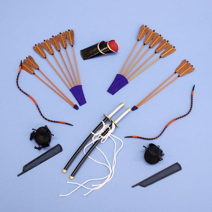 雛人形の持ち物、小道具　随身 ③三五小道具セット