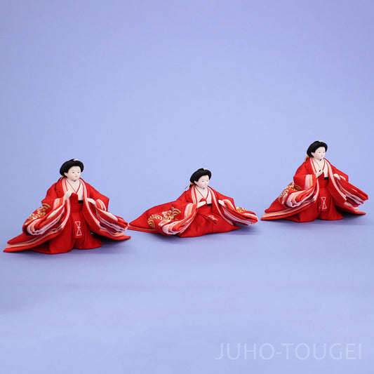 柳三寸金襴刺繍赤　イメージ