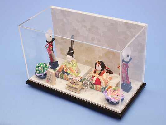 Kimekomi Hina Dolls "Tono-to-Hime" Aclyric Case Set. collaborated by Koikko and Juho Tougei