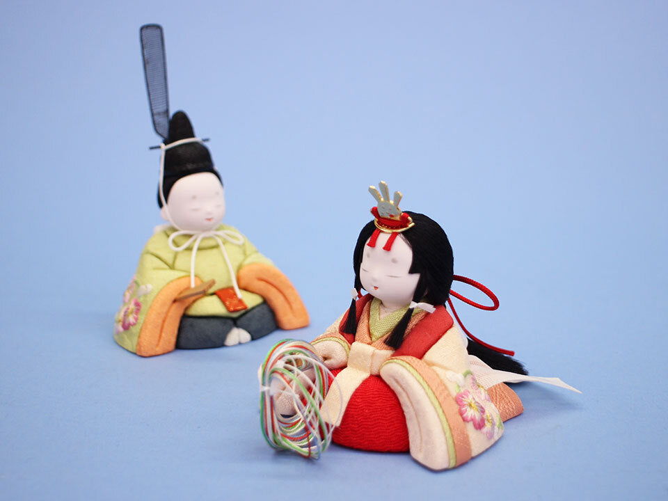 Kimekomi Hina Dolls "Tono-to-Hime" Aclyric Case Set. collaborated by Koikko and Juho Tougei