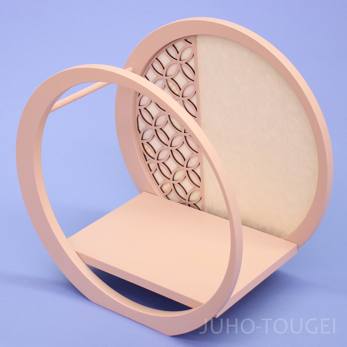 ピーチ月型台　横から