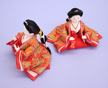 三人官女1 正絹柳三寸　ズーム