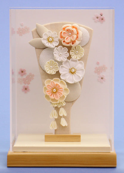 7号花づくしシルキーピンク　ナチュラルケース