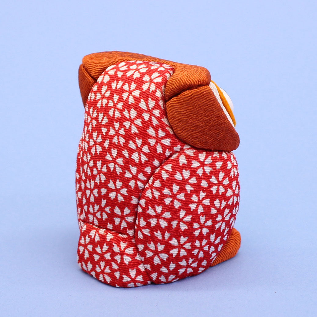 木目込み人形 No194 福来朗(フクロウ)小　後ろから