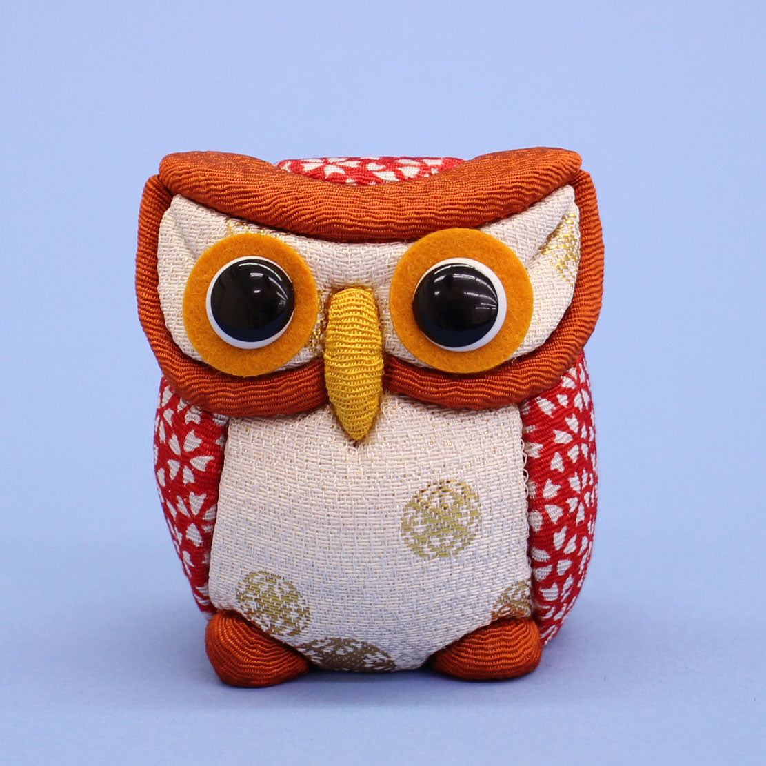 木目込み人形 No194 福来朗(フクロウ)小　正面