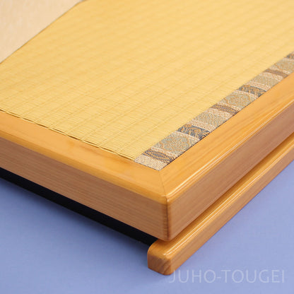 20号桧和桜台屏風セット　台ズーム