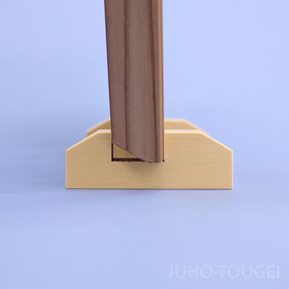 組子細工六角衝立（麻の葉）下側