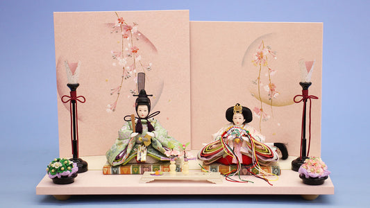 Flat Hina Doll Display Width 45㎝ #11110 Kyo15 ayatsuki