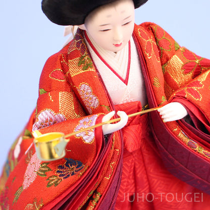 雛人形の持ち物、小道具     三人官女 ①柳小道具セット