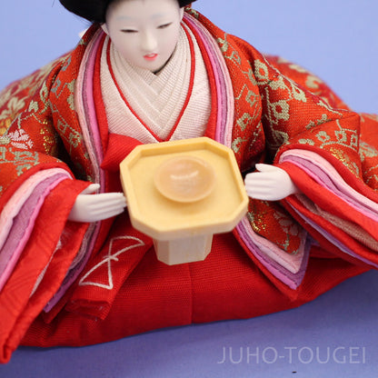 雛人形の持ち物、小道具     三人官女 ①柳小道具セット