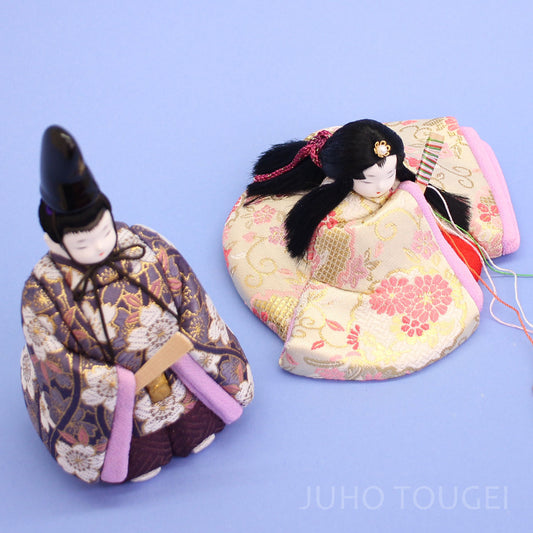 木目込み雛人形単品源氏 上から