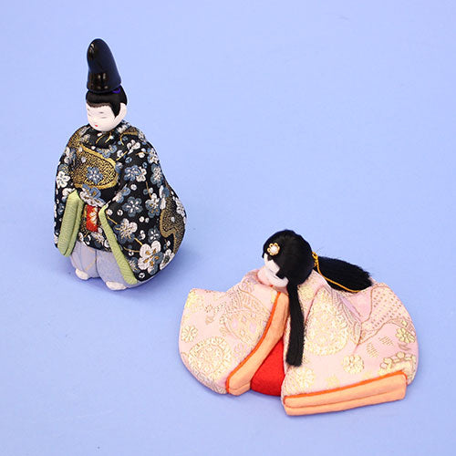 木目込み雛人形単品源氏横から